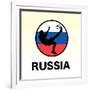 Russia Soccer-null-Framed Giclee Print