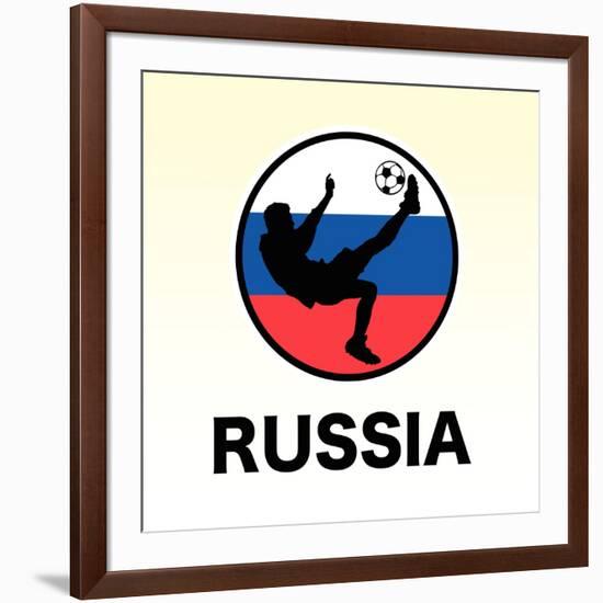 Russia Soccer-null-Framed Giclee Print