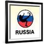 Russia Soccer-null-Framed Giclee Print