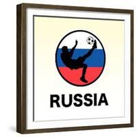 Russia Soccer-null-Framed Giclee Print