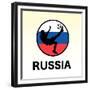 Russia Soccer-null-Framed Giclee Print