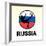 Russia Soccer-null-Framed Giclee Print