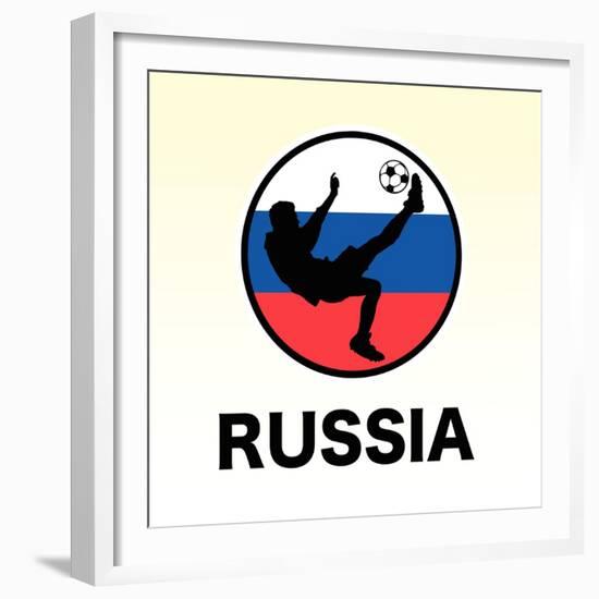 Russia Soccer-null-Framed Giclee Print