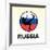 Russia Soccer-null-Framed Giclee Print