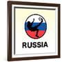 Russia Soccer-null-Framed Giclee Print