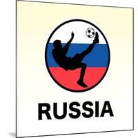 Russia Soccer-null-Mounted Giclee Print