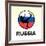 Russia Soccer-null-Framed Giclee Print