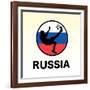 Russia Soccer-null-Framed Giclee Print