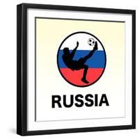 Russia Soccer-null-Framed Giclee Print