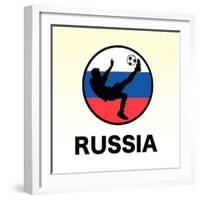 Russia Soccer-null-Framed Giclee Print