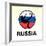 Russia Soccer-null-Framed Giclee Print