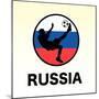 Russia Soccer-null-Mounted Giclee Print