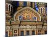 Russia, St; Petersburg; a Detail of the Restored Church of Christ the Saviour-Ken Sciclina-Mounted Photographic Print