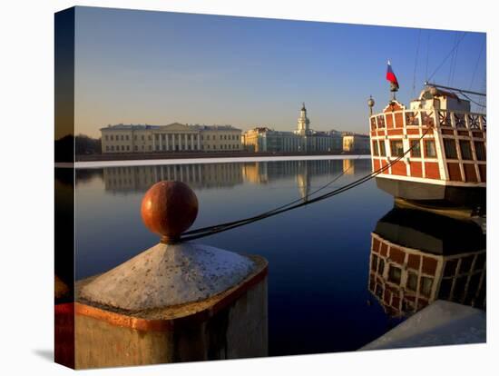 Russia, St;Petersburg; a Wooden Ship-Ken Sciclina-Stretched Canvas