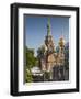 Russia, St. Petersburg, Center, Church of the Saviour of Spilled Blood on Griboedov Canal-Walter Bibikow-Framed Photographic Print