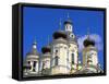 Russia, St Petersburg; Cupolas of the Vladimirsky Church-Nick Laing-Framed Stretched Canvas