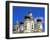 Russia, St Petersburg; Cupolas of the Vladimirsky Church-Nick Laing-Framed Photographic Print