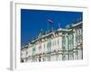 Russia, St. Petersburg, Dvotsovaya Square, Winter Palace and Hermitage Museum-Walter Bibikow-Framed Photographic Print