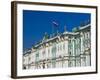 Russia, St. Petersburg, Dvotsovaya Square, Winter Palace and Hermitage Museum-Walter Bibikow-Framed Photographic Print