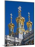 Russia, St. Petersburg, Pushkin-Tsarskoye Selo, Catherine Palace Chapel Detail-Walter Bibikow-Mounted Photographic Print