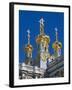 Russia, St. Petersburg, Pushkin-Tsarskoye Selo, Catherine Palace Chapel Detail-Walter Bibikow-Framed Photographic Print