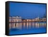 Russia, St;Petersburg; the Partly Frozen Neva River in Winter, with the Winter Palace-Ken Sciclina-Framed Stretched Canvas