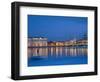 Russia, St;Petersburg; the Partly Frozen Neva River in Winter, with the Winter Palace-Ken Sciclina-Framed Photographic Print