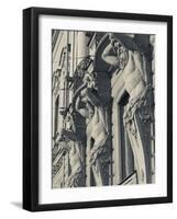 Russia, St. Petersburg, Vosstaniya, Beloselsky-Belozersky Palace Building Sculptures-Walter Bibikow-Framed Photographic Print