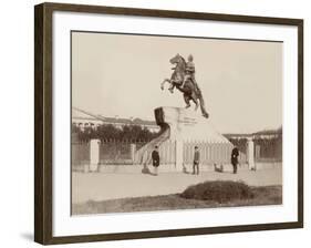 Russia, Statue of Peter the Great in St. Petersburg-null-Framed Photographic Print