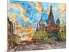 Russia Temple I-Melissa Wang-Mounted Art Print