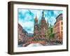 Russia Temple II-Melissa Wang-Framed Art Print