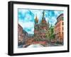 Russia Temple II-Melissa Wang-Framed Art Print