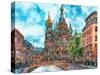 Russia Temple II-Melissa Wang-Stretched Canvas