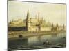 Russia, View of Kremlin from Bolshoy Kamenny Bridge, 1818-Nikolaus Schiel-Mounted Giclee Print