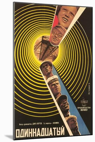 Russian 11th Film Poster-null-Mounted Art Print