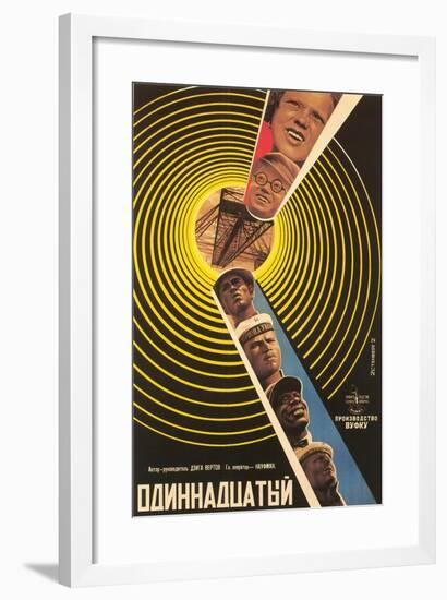 Russian 11th Film Poster-null-Framed Art Print
