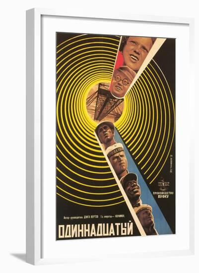 Russian 11th Film Poster-null-Framed Art Print