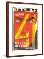 Russian 41st Film Poster-null-Framed Art Print