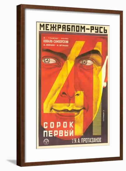 Russian 41st Film Poster-null-Framed Art Print