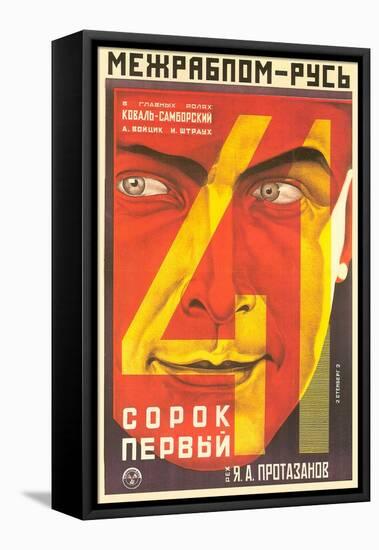 Russian 41st Film Poster-null-Framed Stretched Canvas