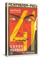 Russian 41st Film Poster-null-Stretched Canvas