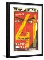 Russian 41st Film Poster-null-Framed Art Print