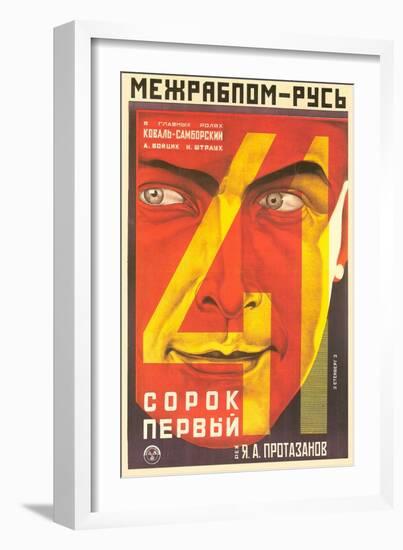 Russian 41st Film Poster-null-Framed Art Print