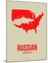 Russian America Poster 1-NaxArt-Mounted Art Print