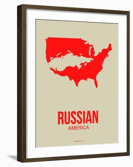 Russian America Poster 1-NaxArt-Framed Art Print