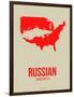 Russian America Poster 1-NaxArt-Framed Art Print