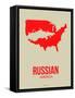 Russian America Poster 1-NaxArt-Framed Stretched Canvas