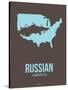 Russian America Poster 2-NaxArt-Stretched Canvas