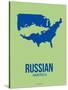 Russian America Poster 3-NaxArt-Stretched Canvas