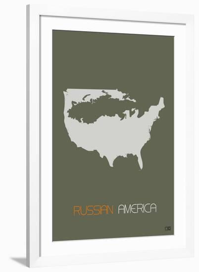 Russian America-NaxArt-Framed Art Print